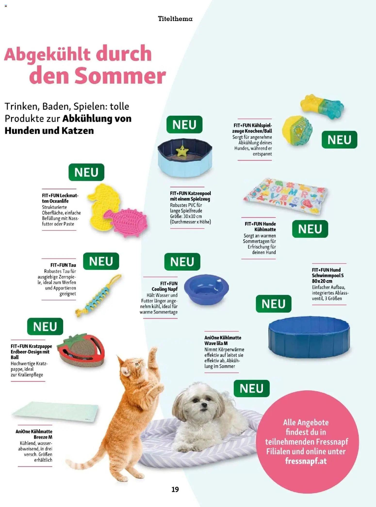 Fressnapf Friends 07,08/26 gültig ab 01.07.2026 | Seite: 19 | Produkte: Wasser