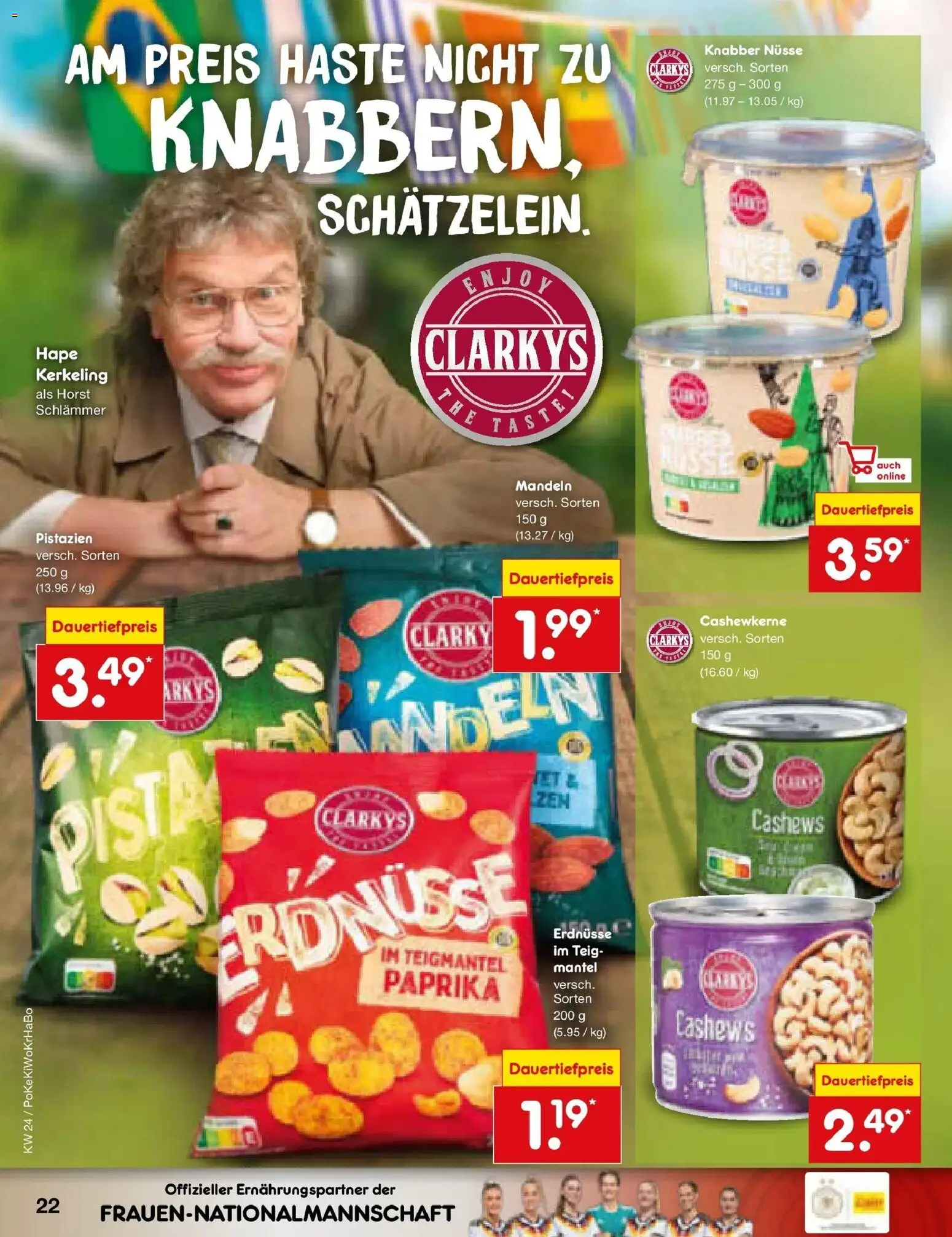 Netto Marken-Discount Prospekt Oberhaid – gültig ab 08.06.2026 | Seite: 36 | Produkte: Erdnüsse, Paprika, Mantel, Nüsse