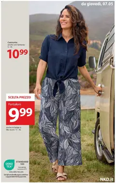 Anteprima del volantino NKD volantino 20 Anni valido a partire dal 07.05.2026 | Pagina: 3 | Prodotti: Camicetta, Pantaloni