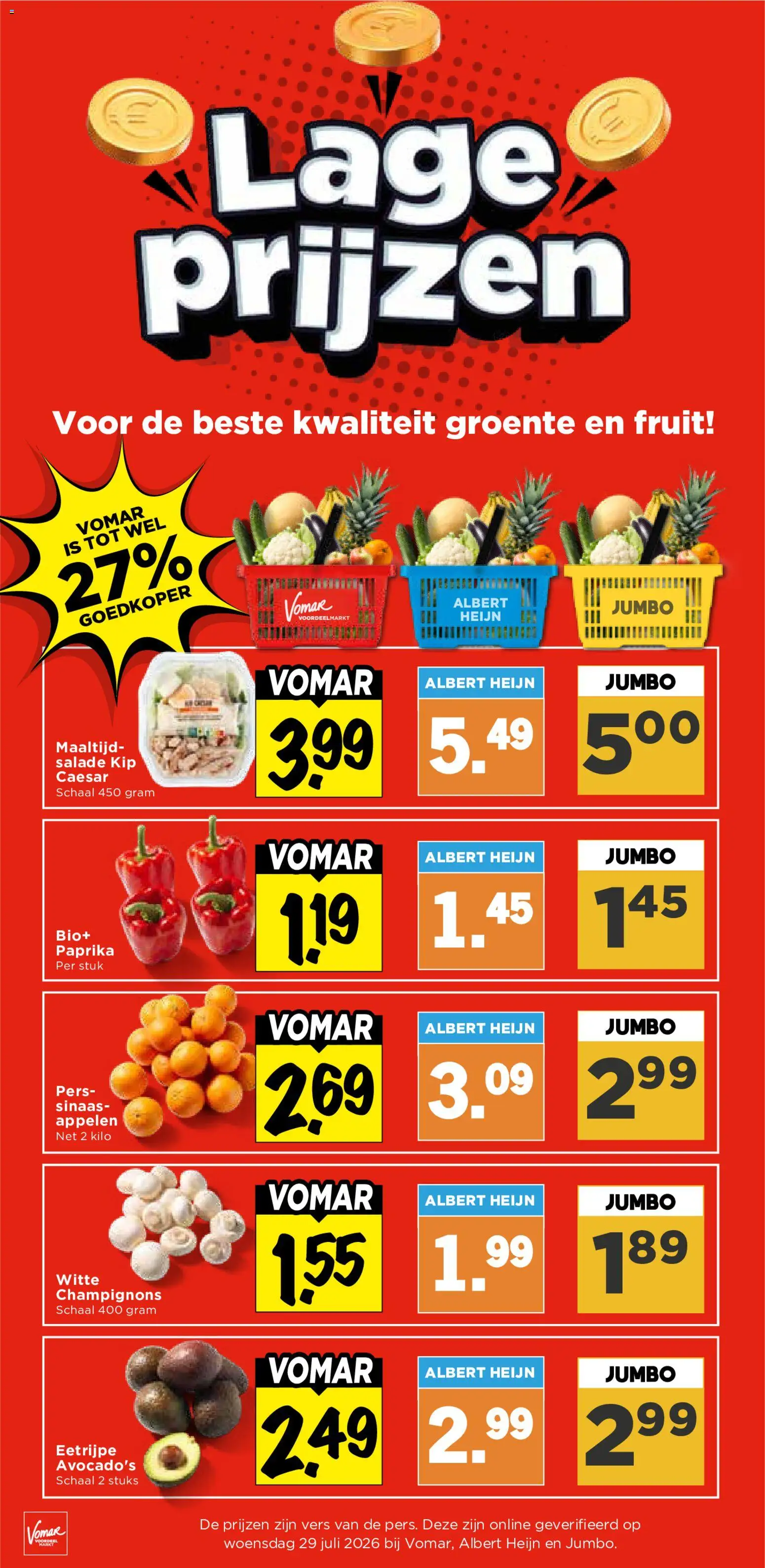 {H1} | Pagina: 17 | Producten: Salade, Appelen, Fruit, Kip