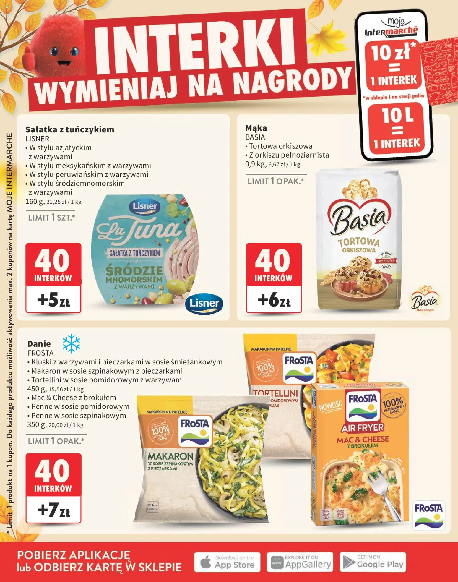 Intermarche gazetka - Interki od 03.09.2026 | Strona: 22 | Produkty: Frosta, Tortellini, Patelnie, Sałatka z tuńczykiem
