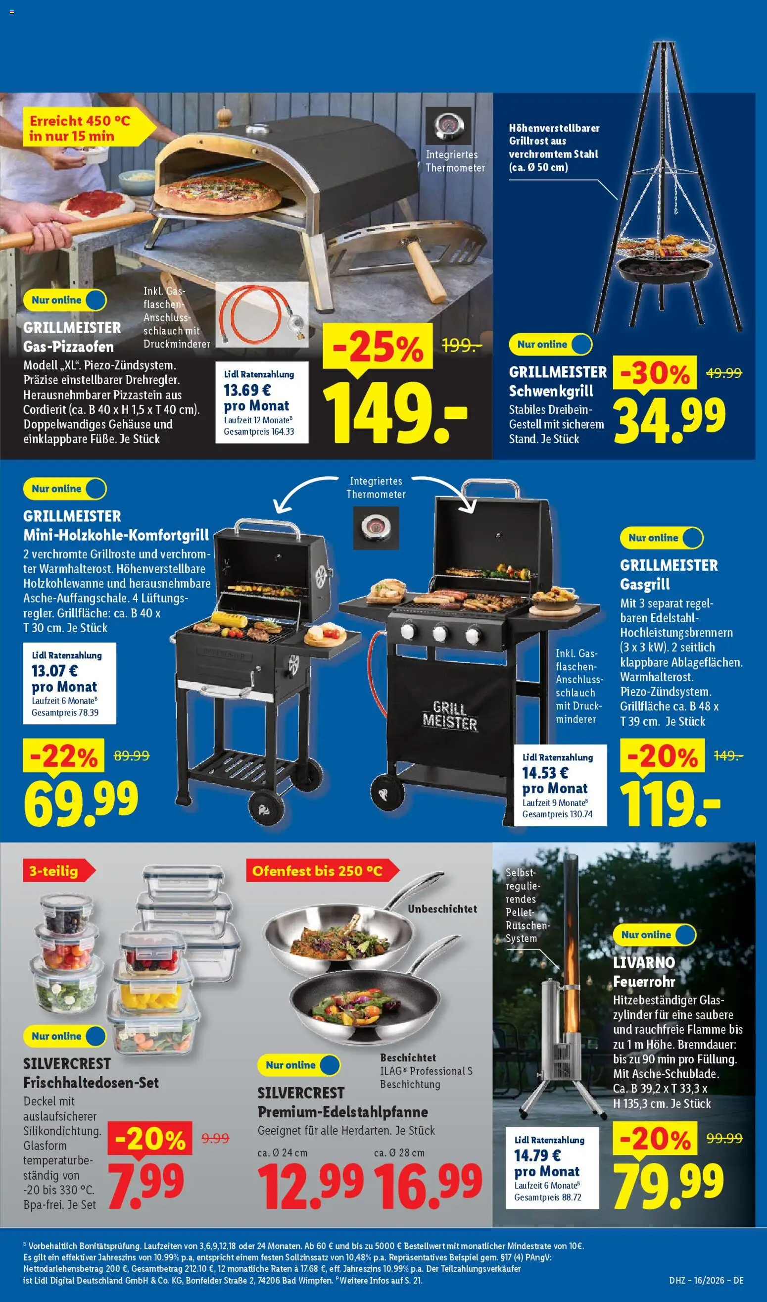 Lidl Prospekt – gültig ab 13.04.2026 | Seite: 55 | Produkte: Grill, Thermometer, Bad