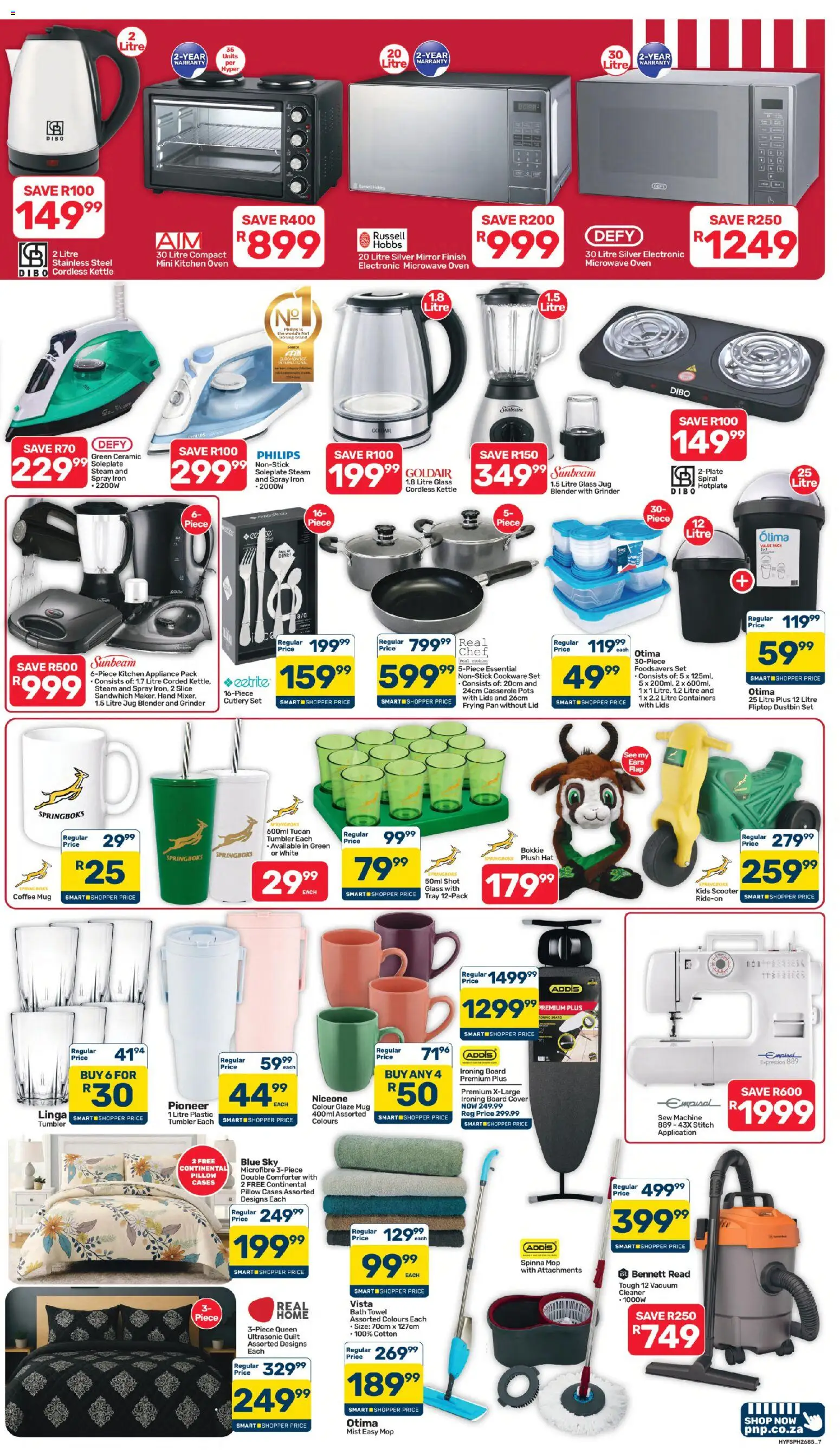 New Pick n Pay catalogue – valid from 24/07/2026 | Page: 7 | Products: Oven, Bath, Towel, Pots