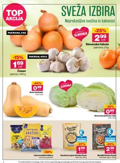 Mercator katalog akcije – veljaven od 08.10.2026 | Stran: 2 | Izdelki: Buče, Arašidi, Mandlji, Cesen