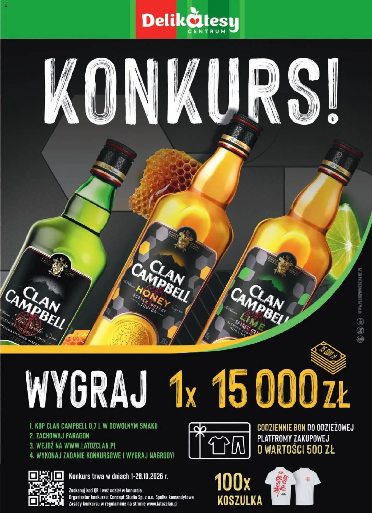 Delikatesy Centrum gazetka - DeliBarek od 15.10.2026 | Strona: 18 | Produkty: Scotch whisky, Delikatesy, Whisky