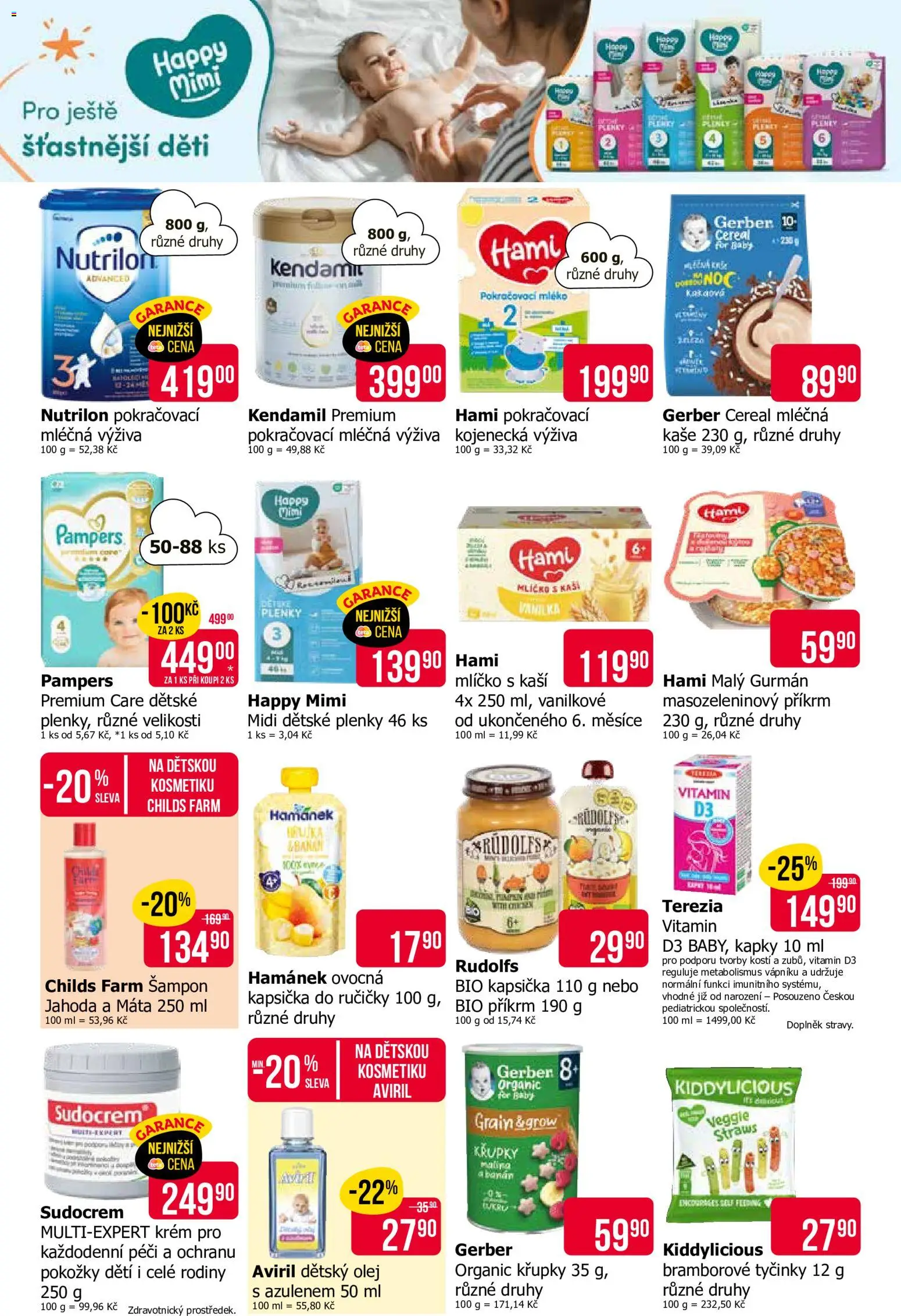 TETA Drogerie leták od 06.05.2026 | Strana: 16 | Produkty: Krém, Pampers Premium Care, Příkrm, Hami