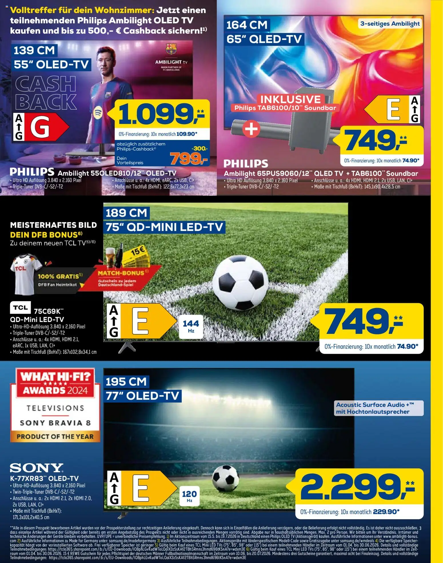 Euronics Prospekt – gültig ab 30.05.2026 | Seite: 3 | Produkte: Sony, Philips, Soundbar, TV