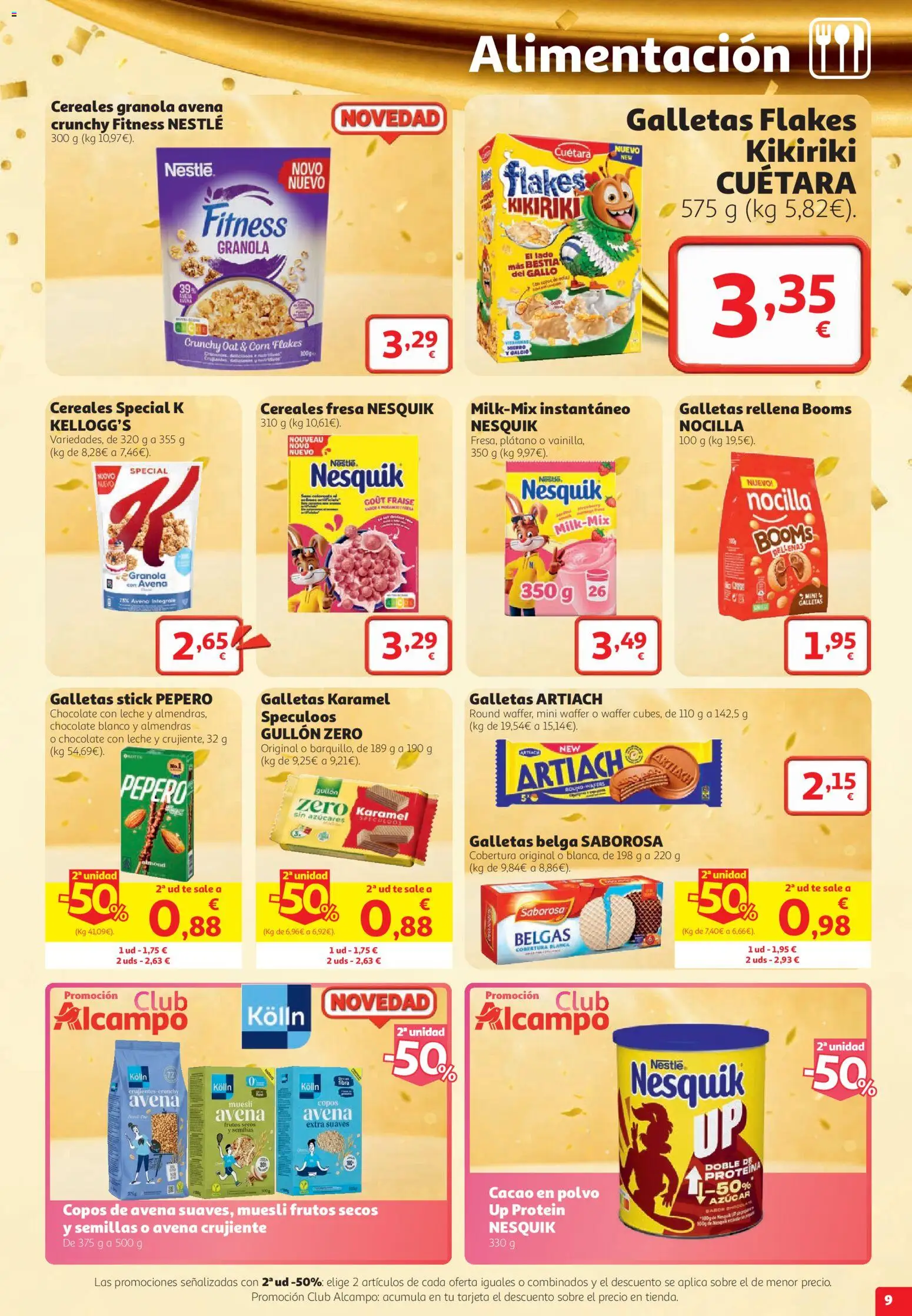 Alcampo HG Nacional │ válido desde el 22/10/2026 | Página: 9 | Productos: Polvo, Té, Azúcar, Cacao