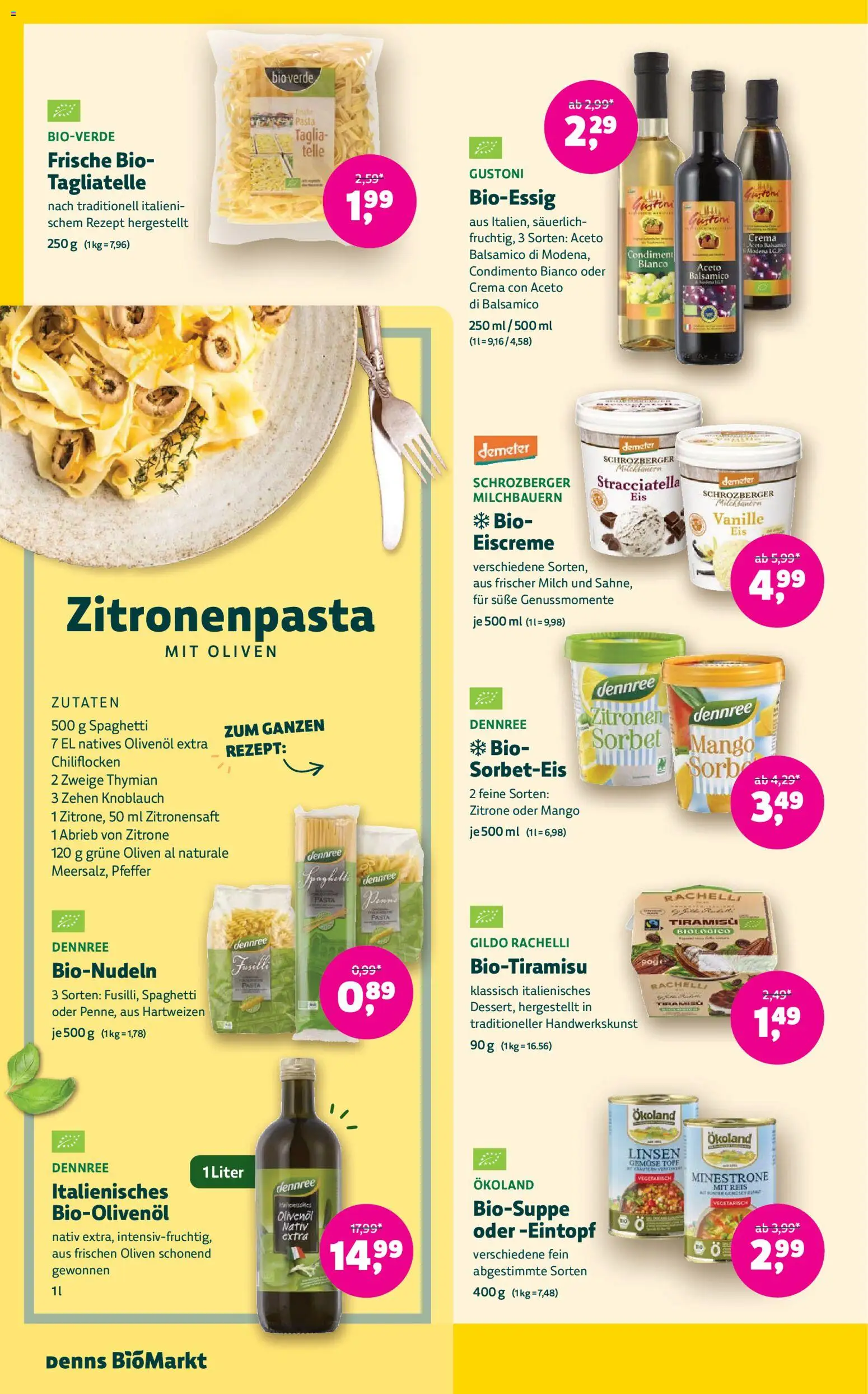 Denns BioMarkt Flugblatt gültig ab 03.06.2026 | Seite: 14 | Produkte: Gemüse, Pfeffer, Szeder, Milch