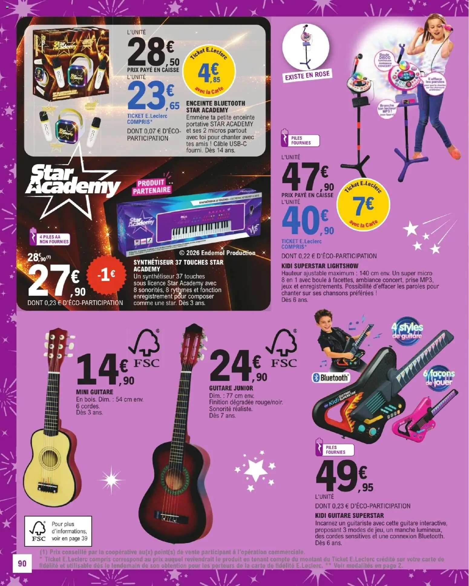 {H1} | Page: 90 | Produits: MP3, Câble, Enceinte, Guitare