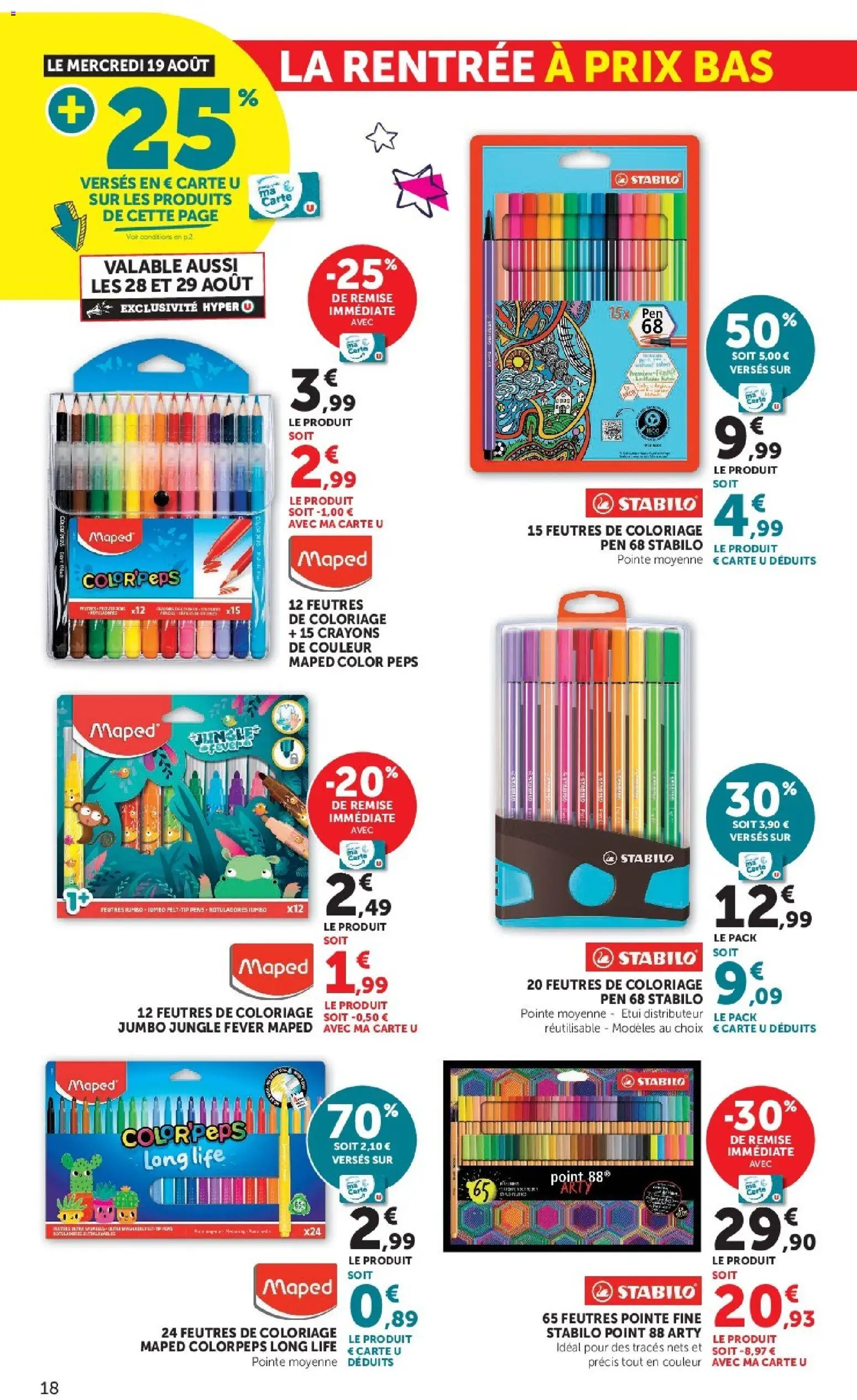 {H1} | Page: 18 | Produits: Coloriage, Étui, Crayons de couleur, Distributeur