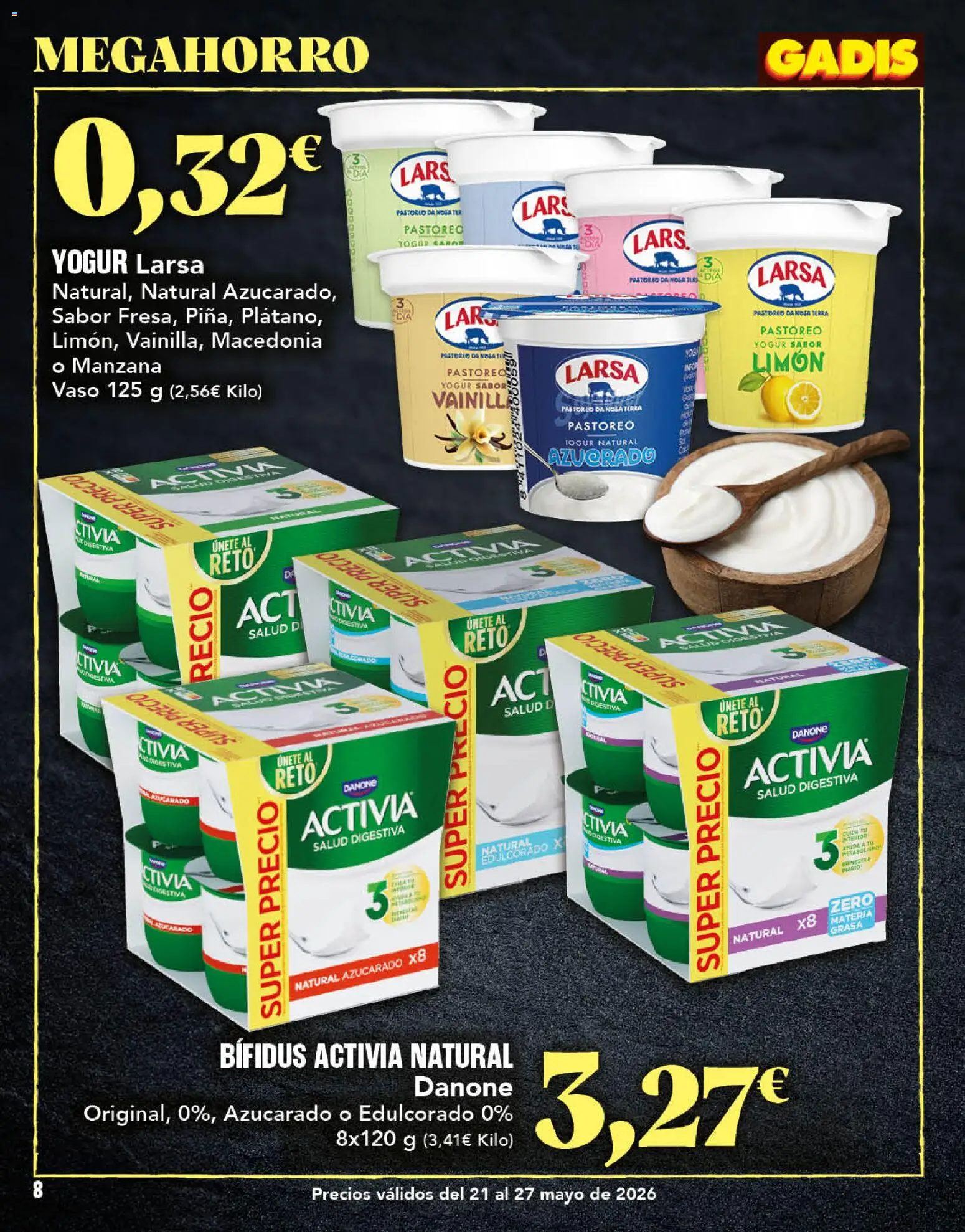 Gadis - folleto │ válido desde el 21.05.2026 | Página: 8 | Productos: Yogur, Manzana