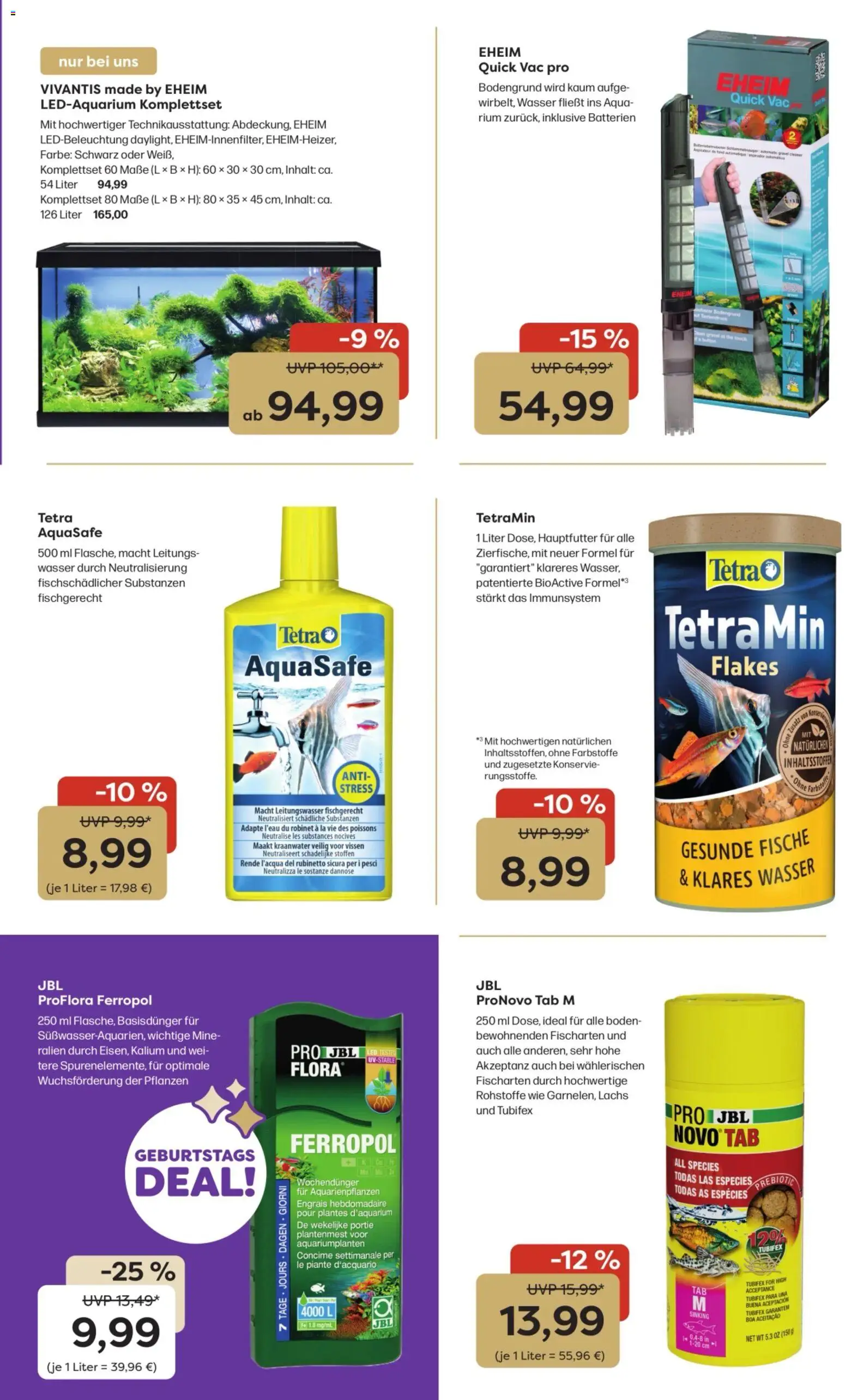 Zoo & co Prospekt – gültig ab 28.09.2026 | Seite: 11 | Produkte: Batterien, Lachs, Wasser