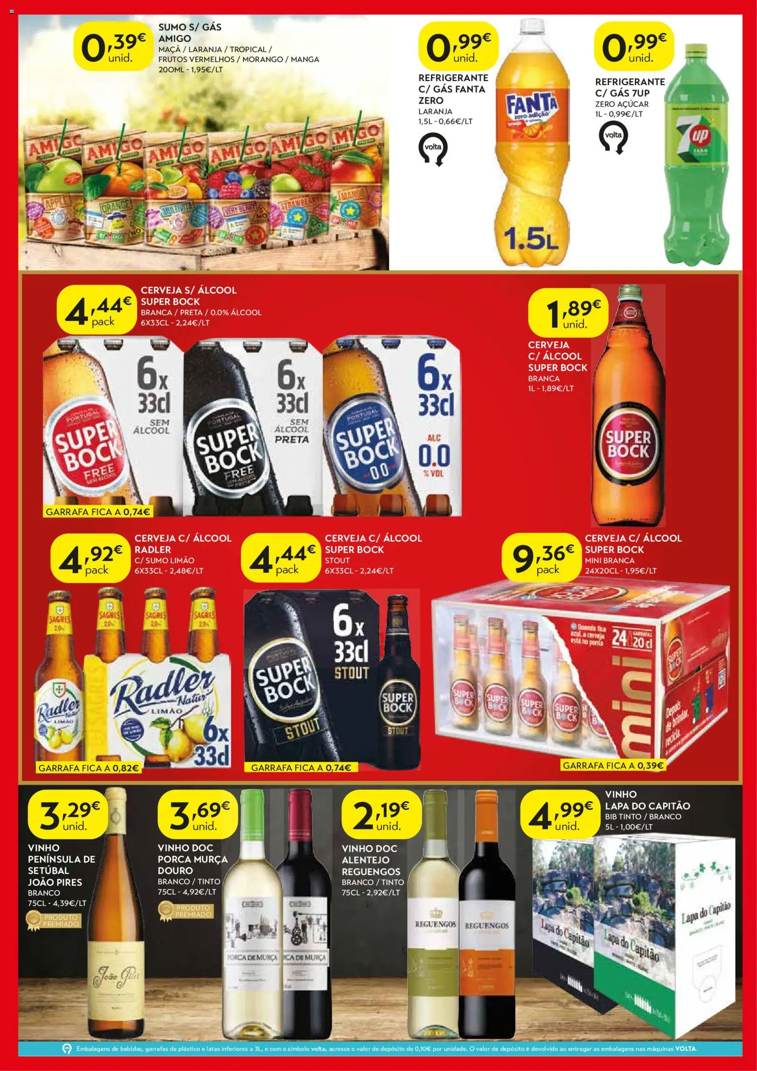 Spar - folheto │ válido de 04/08/2026 | Página: 7 | Produtos: Fanta, Sumo, Vinho, Açúcar