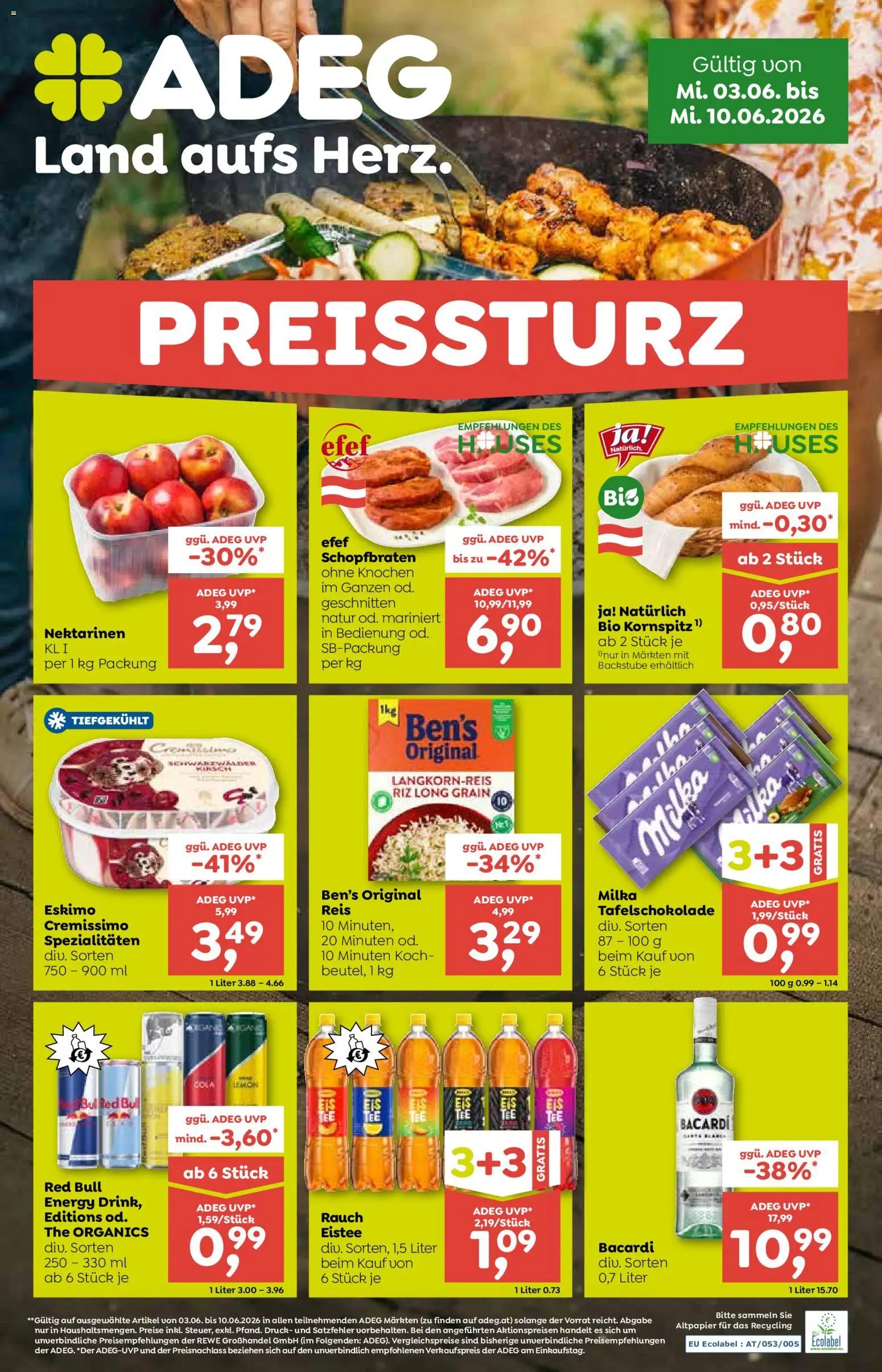 ADEG Flugblatt gültig ab 03.06.2026 | Seite: 1 | Produkte: Reis