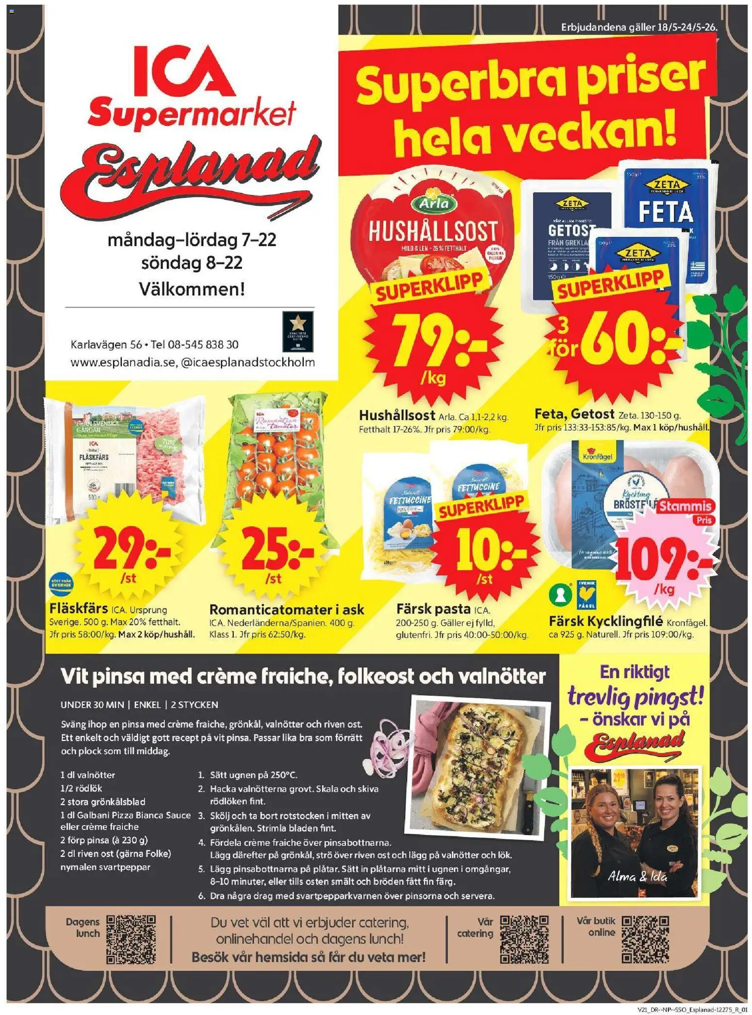 ICA Supermarket reklamblad aktuell från 18.05.2026 | Sida: 1