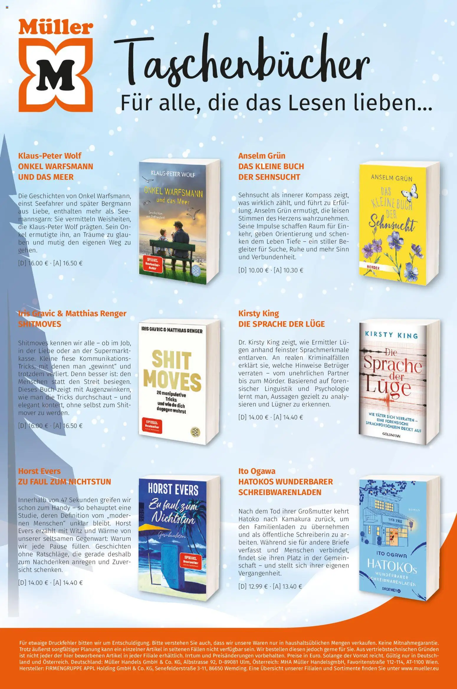 Müller Taschenbücher gültig ab 01.10.2026 | Seite: 10