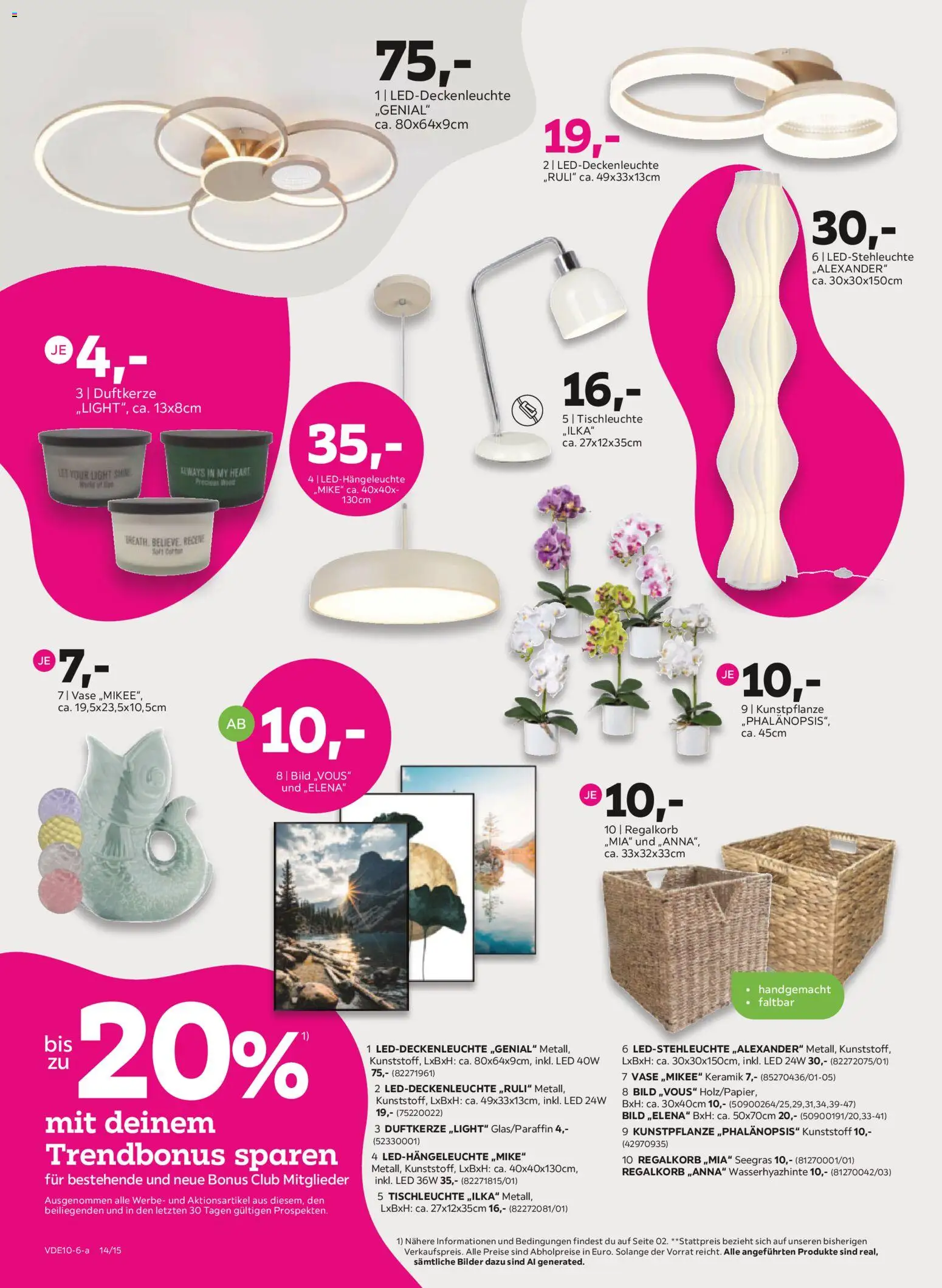 Mömax Prospekt – gültig ab 28.09.2026 | Seite: 14 | Produkte: Vase, Bilder