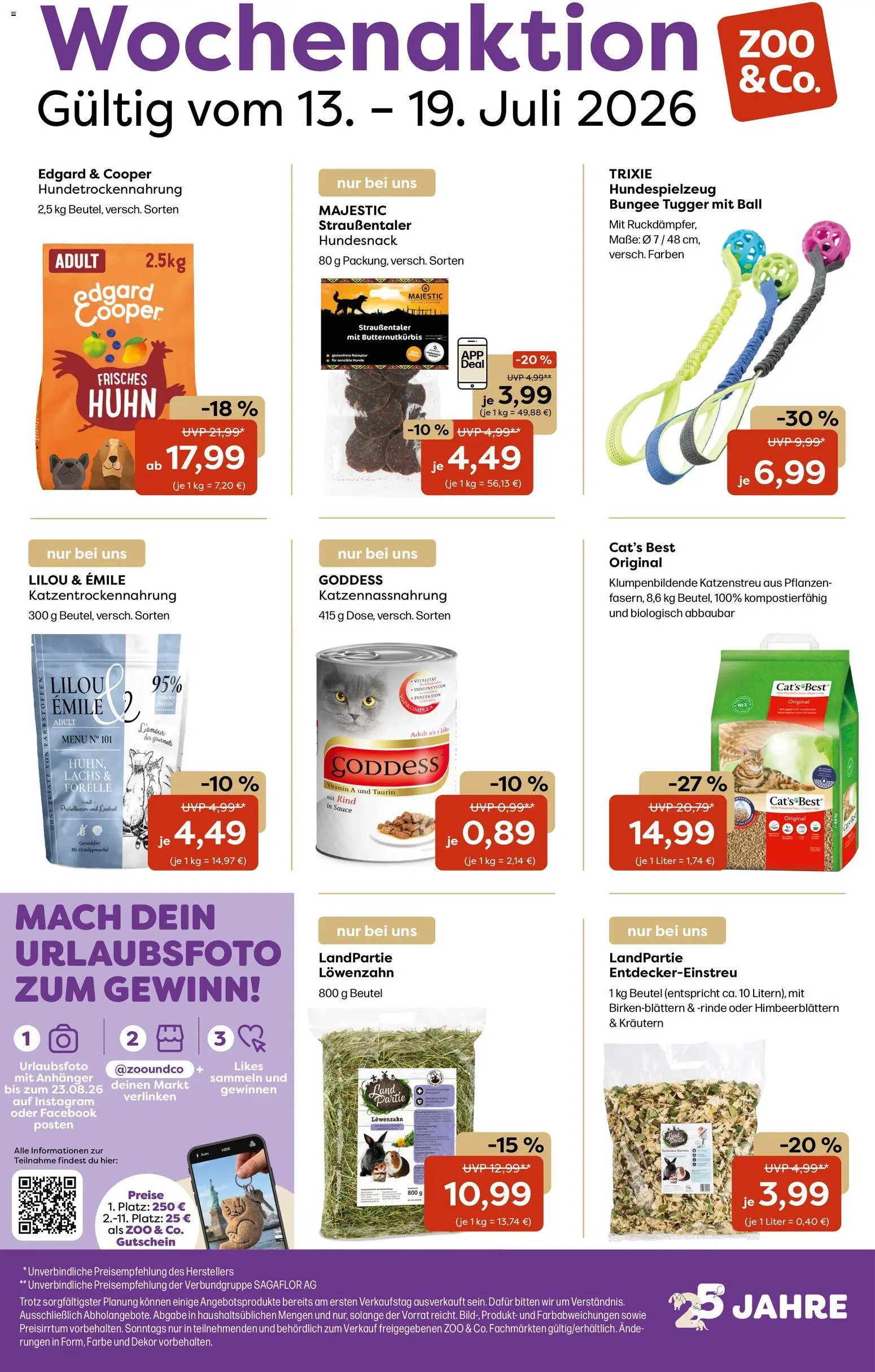 Zoo & co Prospekt – gültig ab 13.07.2026 | Seite: 1 | Produkte: Lachs