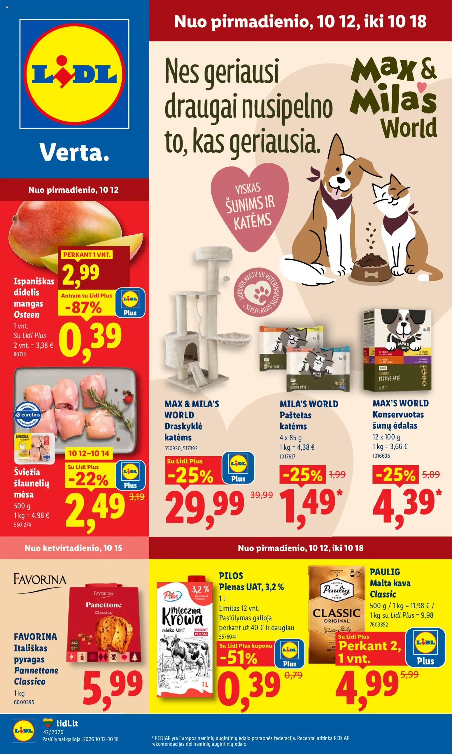 LIDL akcijos nuo 2026.10.12 | Puslapis: 1