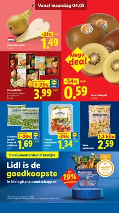 Conference peren, Conference pears per kg. - Voorbeeld van een folder van Lidl, geldig van 04.05.2026 | Pagina: 9