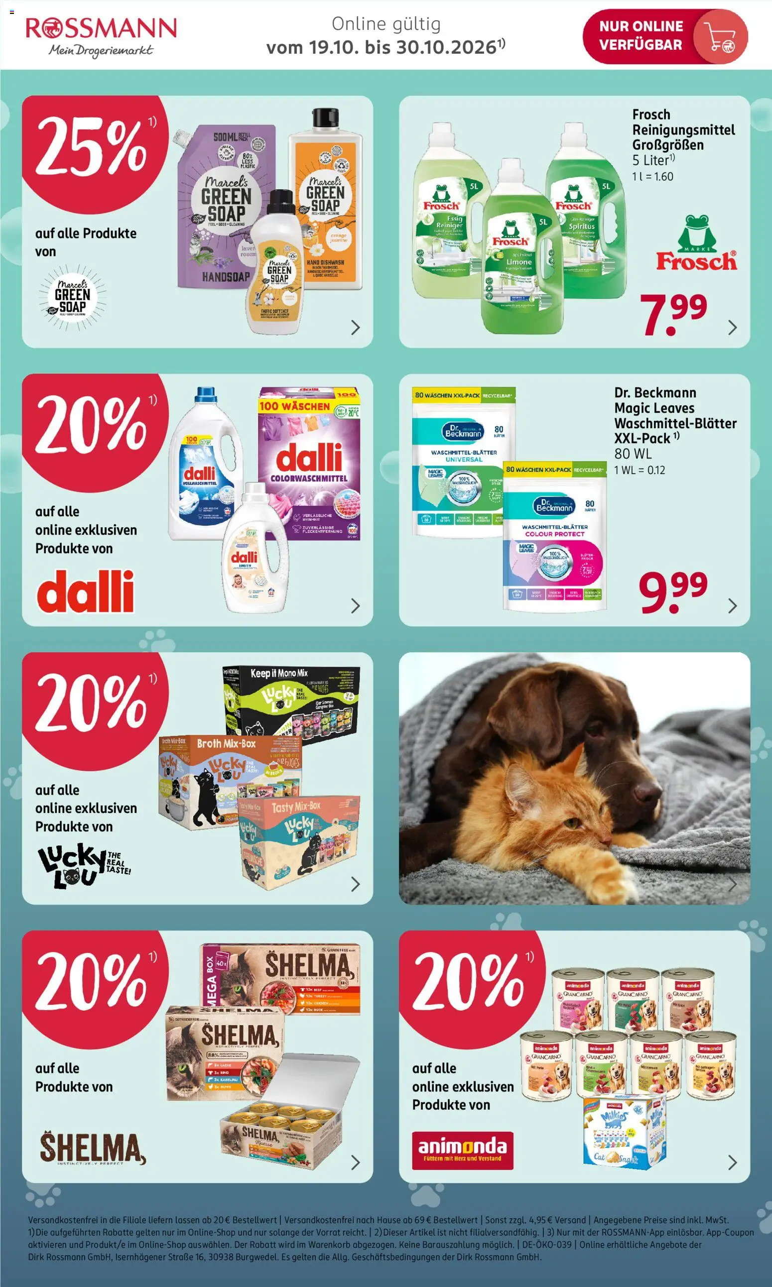 Rossmann Onlineprospekt – gültig ab 19.10.2026 | Seite: 3 | Produkte: Essig, Box, Lachs