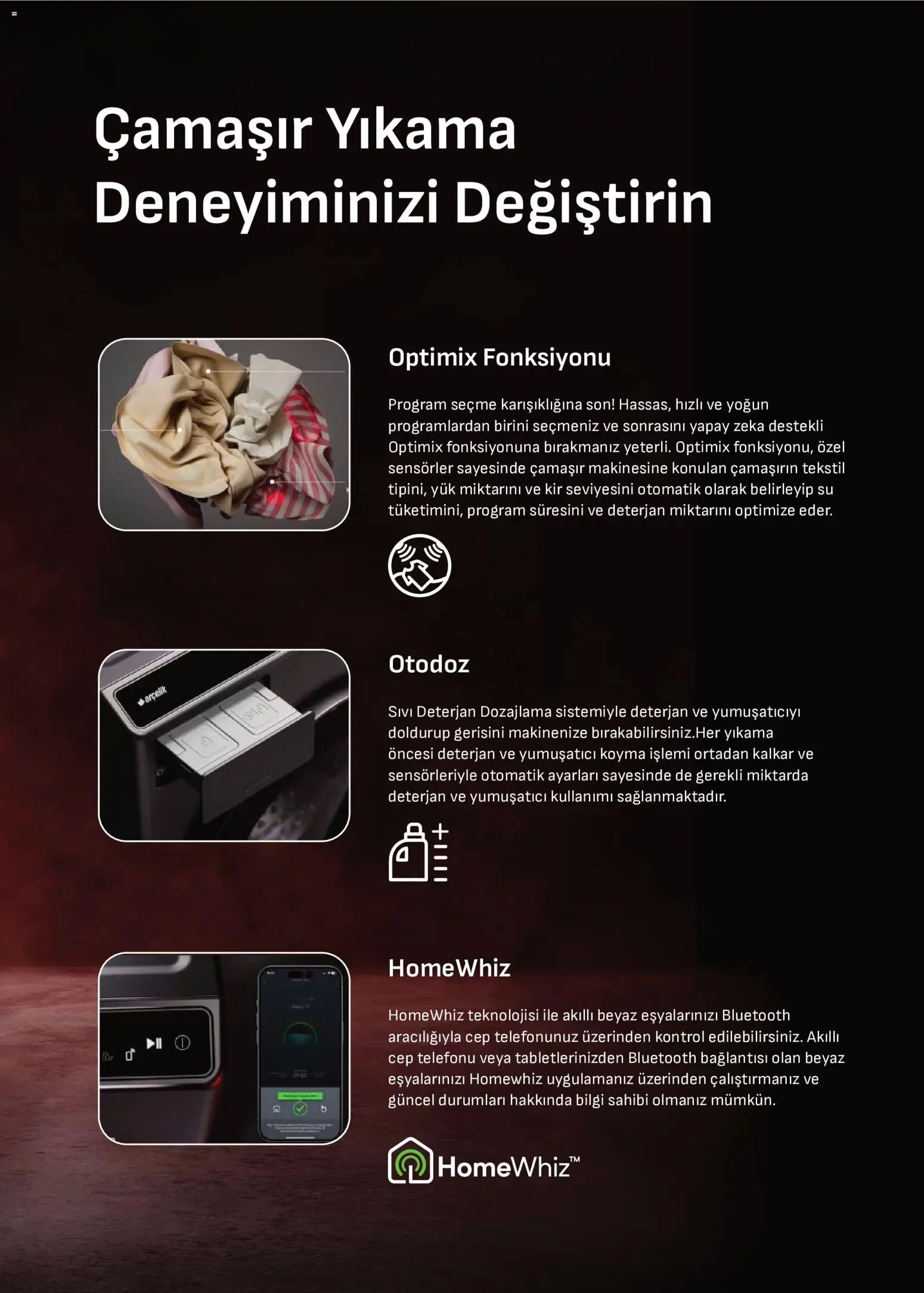 Arçelik Katalog - 10 Ağustos 2026 tarihinden itibaren geçerlidir | Sayfa: 19 | Ürünler: Yumuşatıcı, Deterjan, Su