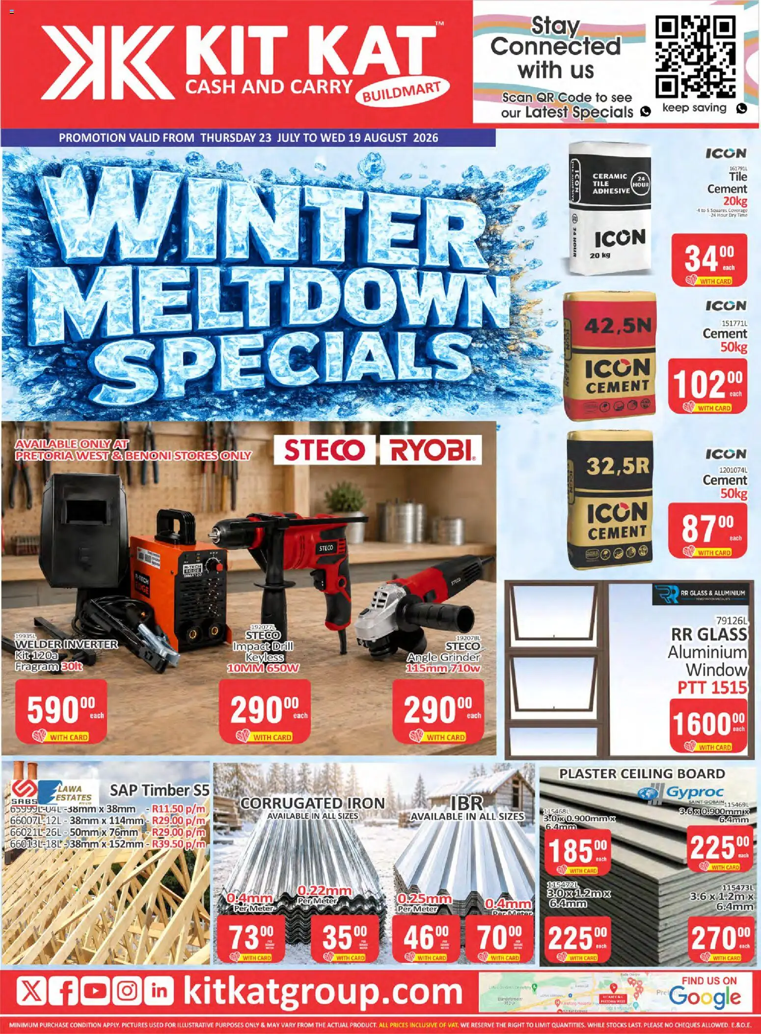 New KIT KAT Cash & Carry catalogue – valid from 23/07/2026 | Page: 16 | Products: Iron, Drill, Angle grinder, Plaster