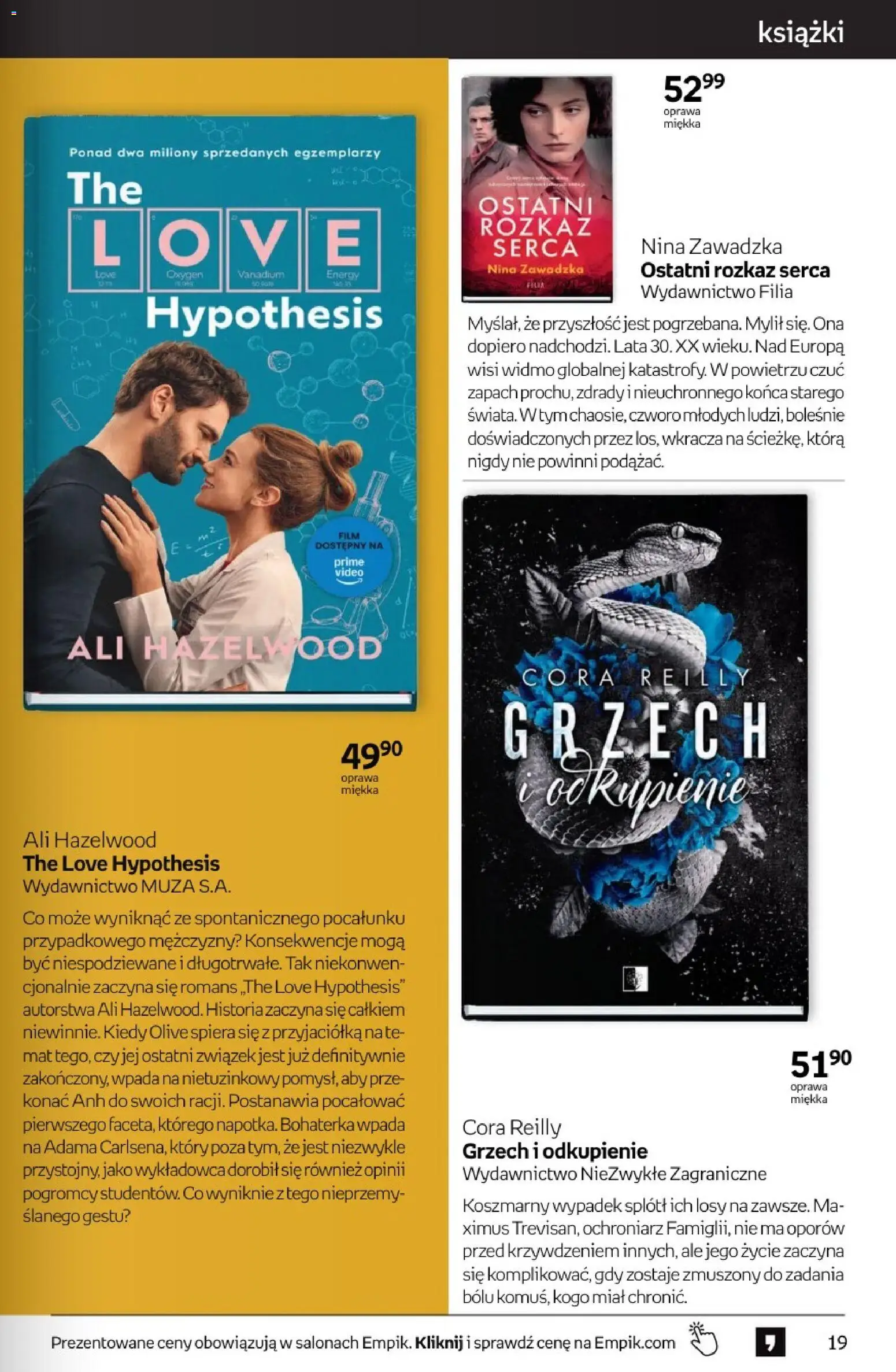 Empik promocje od 23.09.2026 | Strona: 19 | Produkty: Książki, Zapach