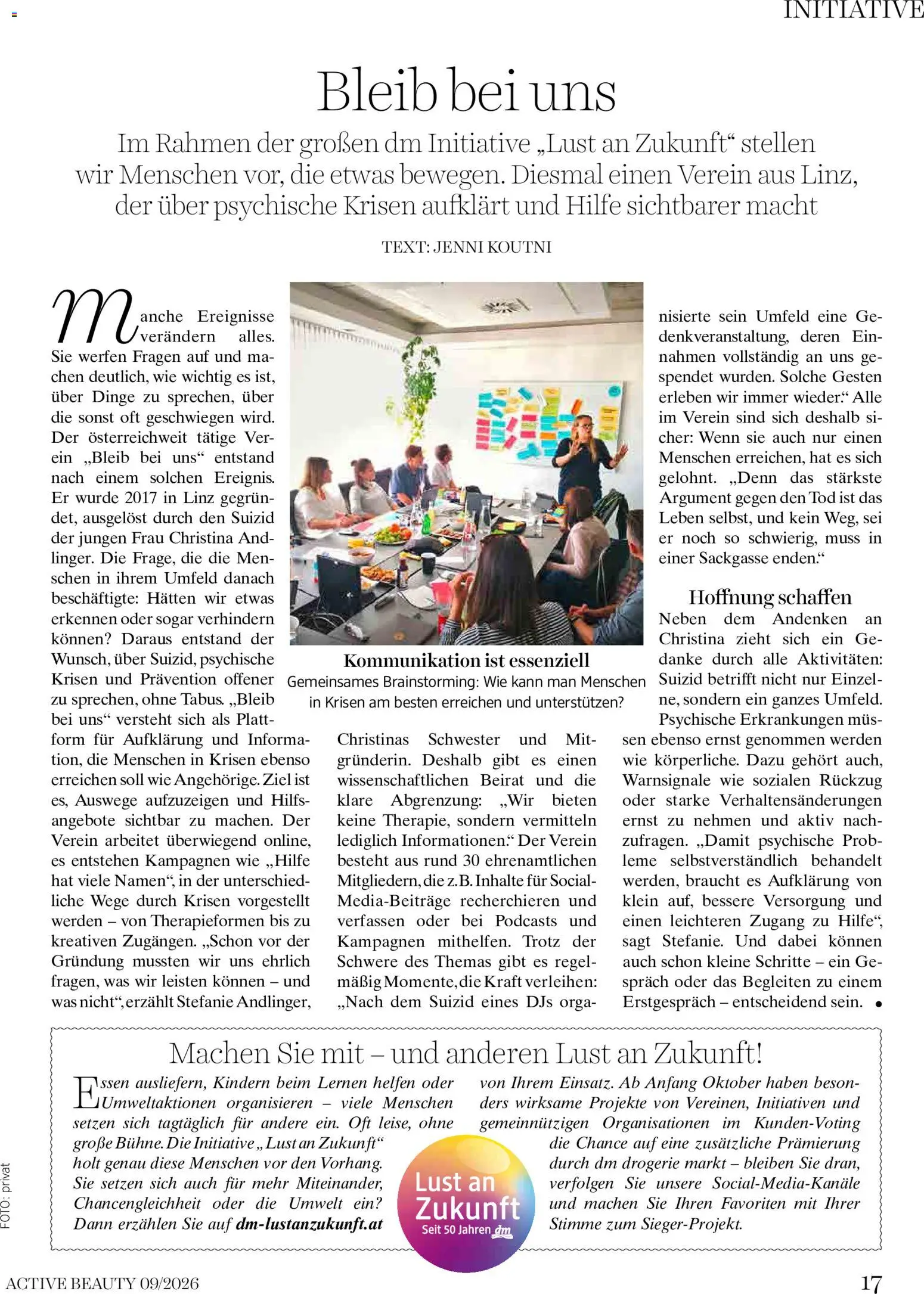 dm drogerie markt Active Beauty Magazin 09/2026 gültig ab 01.09.2026 | Seite: 17