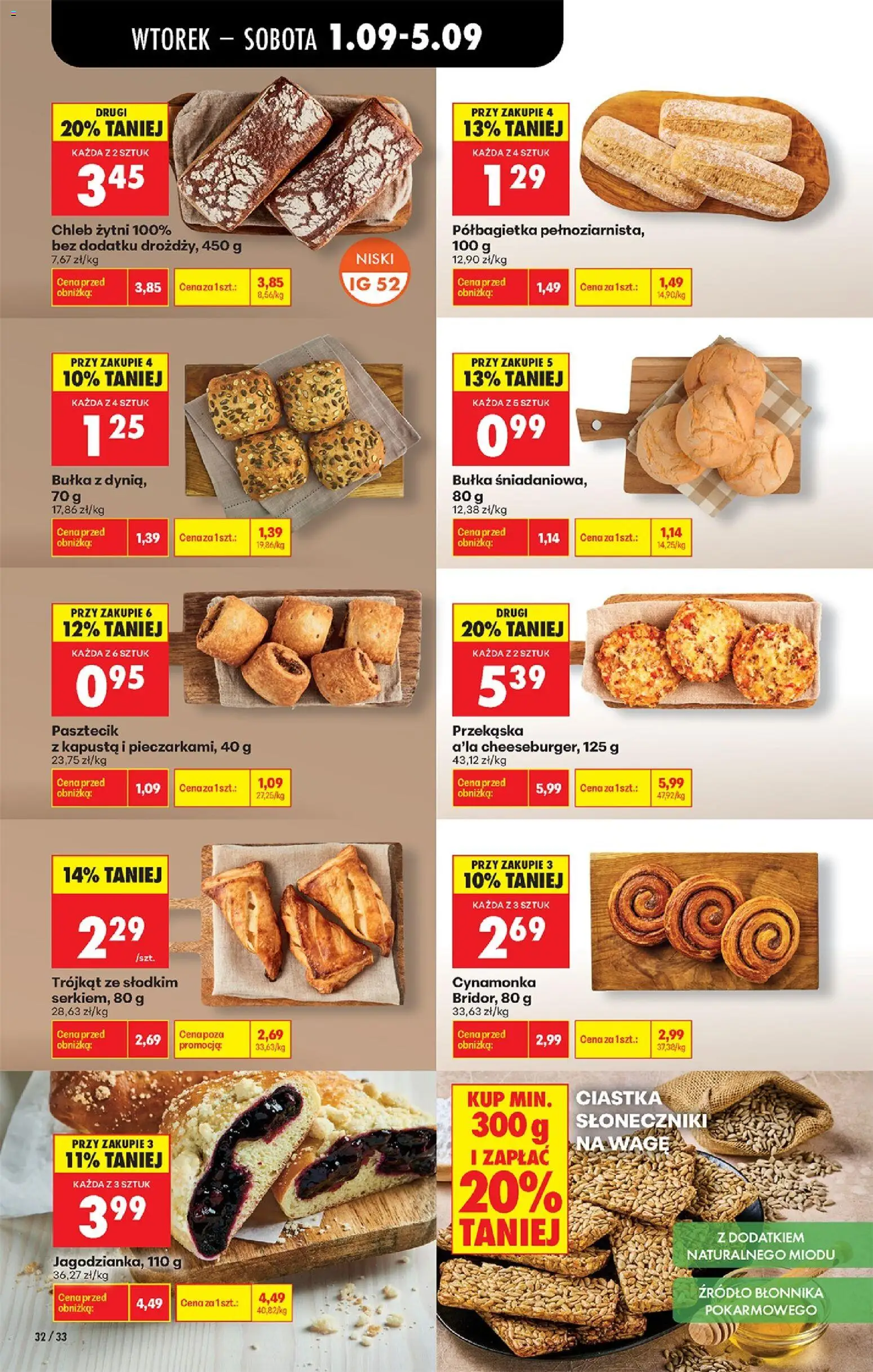 Biedronka Polsko leták od 01.09.2026 | Strana: 40 | Produkty: Chléb, Kapusta