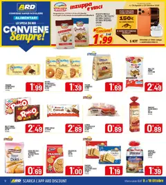 Anteprima del volantino ARD Discount volantino valido a partire dal 08/10/2026 | Pagina: 12 | Prodotti: Panna, Biscotti, Crackers, Hamburger
