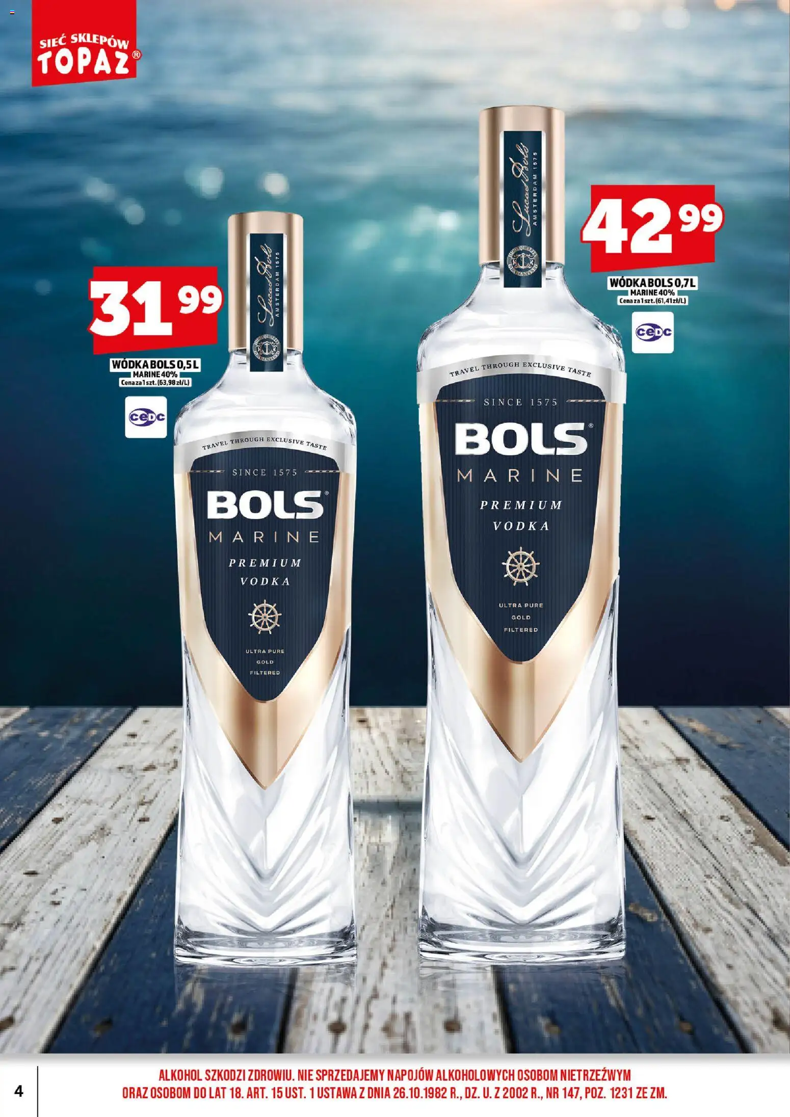 Topaz gazetka alkoholowa od 01.09.2026 | Strona: 6 | Produkty: Vodka, Alkohol