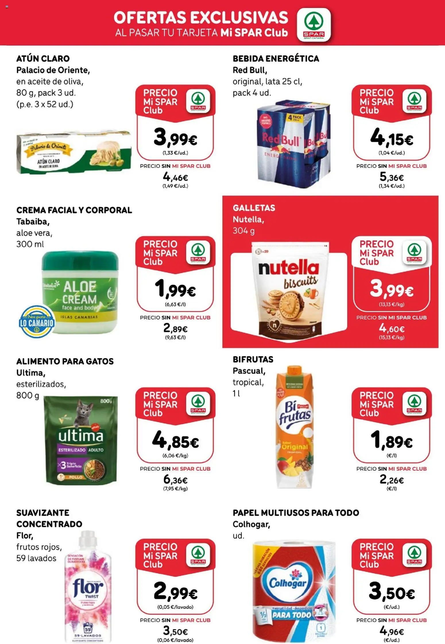 Spar folleto │ válido desde el 21/08/2026 | Página: 8 | Productos: Atún, Aceite, Crema, Atún claro