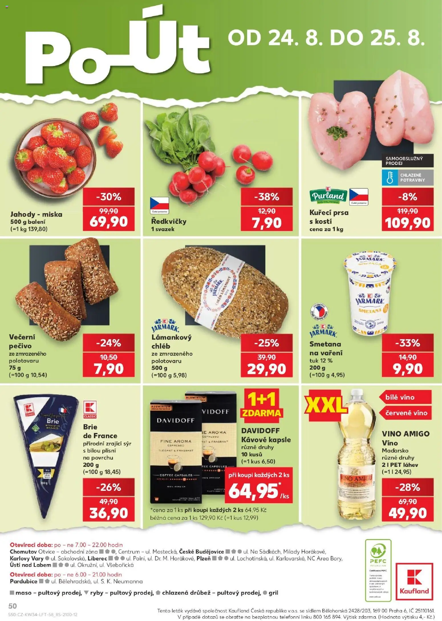 Kaufland leták - Plzeň Bory od 19.08.2026 | Strana: 50