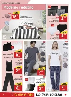 Konzum Katalog - Pregled kataloga iz trgovine Konzum, vrijedi od 19.08.2026 | Stranica: 30 | Proizvodi: Hlače, Zenske hlače, Ženska pidžama, Ženske gaćice