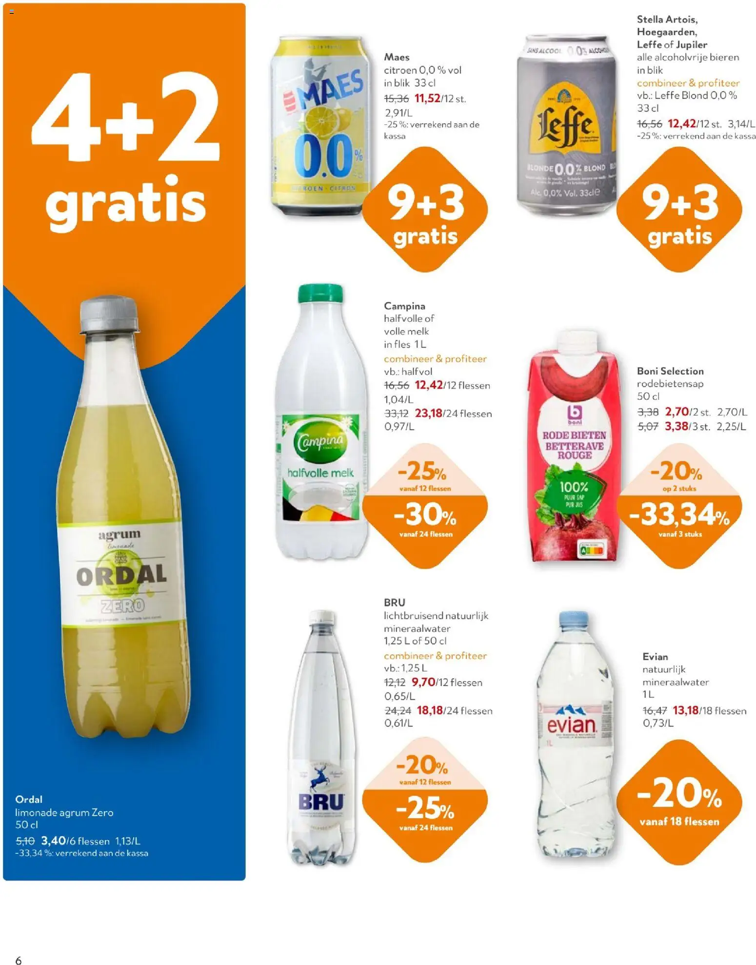 {H1} | Pagina: 6 | Producten: Fles, Limonade, Halfvolle Melk, Melk