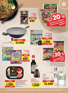 Spar akciós újság - amely érvényes a következő dátumtól: 2026.07.09. | Oldal: 5 | Termékek: Kókusztej, Basmati rizs, Só, Készétel