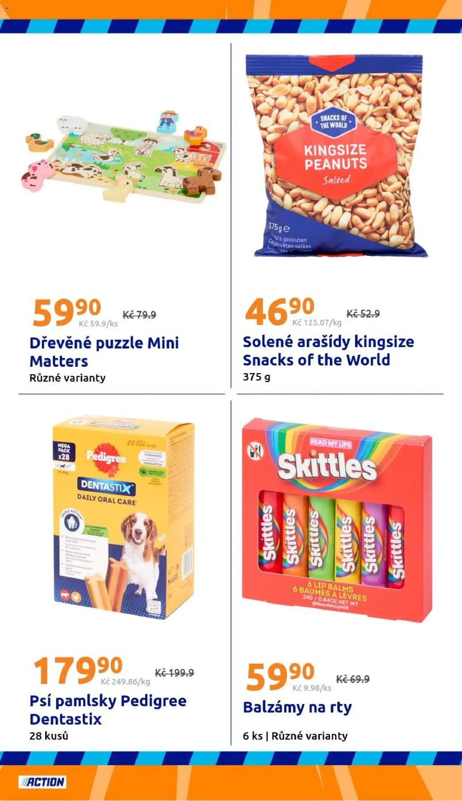 Action leták od 23.09.2026 | Strana: 20 | Produkty: Skittles, Pedigree, Arašídy, Puzzle