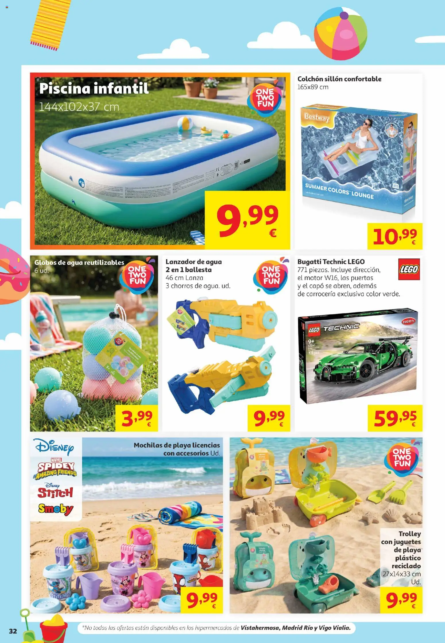 Alcampo Canarias │ válido desde el 16.06.2026 | Página: 32 | Productos: Colchon, Juguetes, Sillón