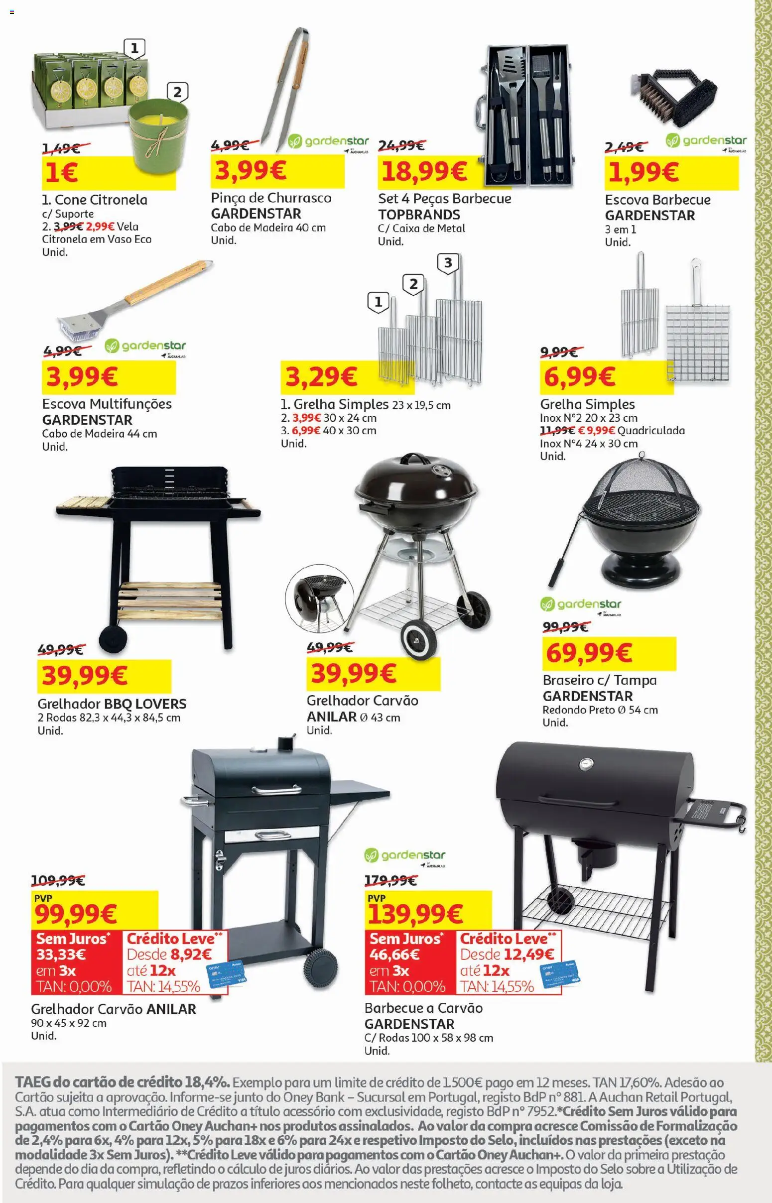 Auchan - Festa de Verão │ válido de 05/08/2026 | Página: 3 | Produtos: Cabo, Pinça, Caixa, Vaso