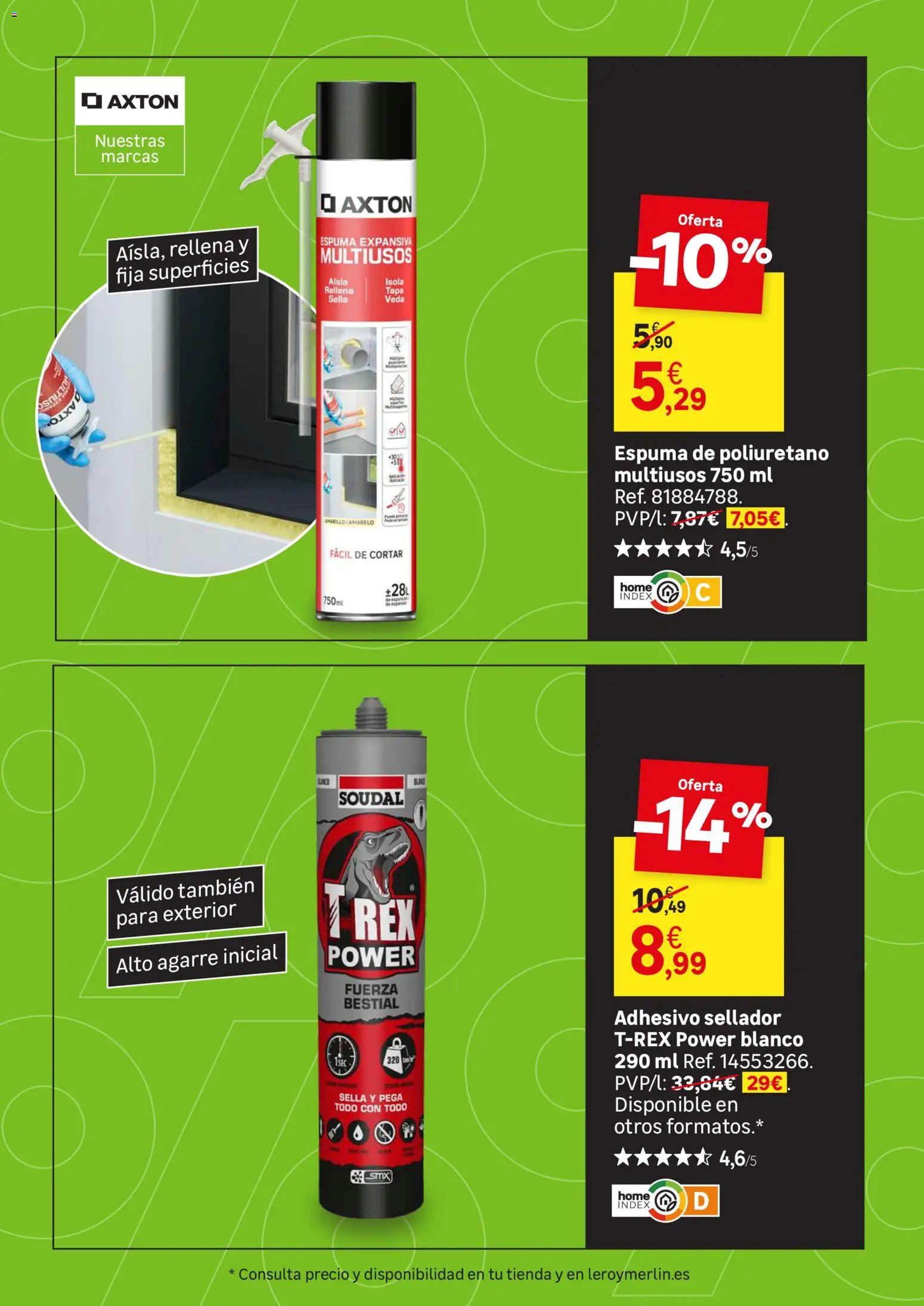 Leroy Merlin Black Friday │ válido desde el 20/10/2026 | Página: 67 | Productos: Espuma