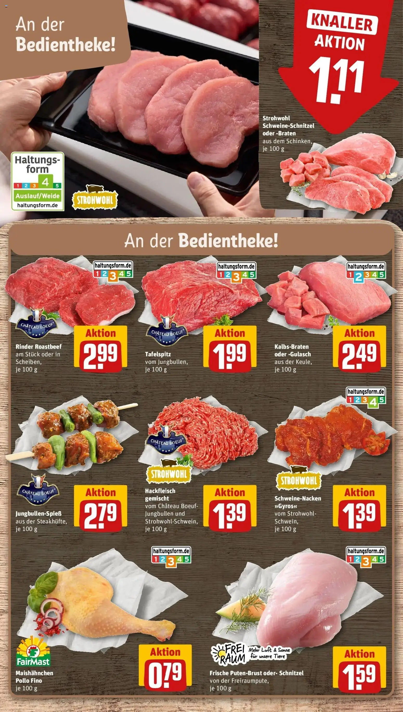 Rewe Prospekt Mudersbach – gültig ab 27.07.2026 | Seite: 8 | Produkte: Tafelspitz, Schweinenacken, Schnitzel, Gulasch
