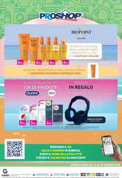 Anteprima del volantino Proshop volantino valido a partire dal 18/06/2026 | Pagina: 8 | Prodotti: Shampoo, Balsamo, Olio, Cuffie