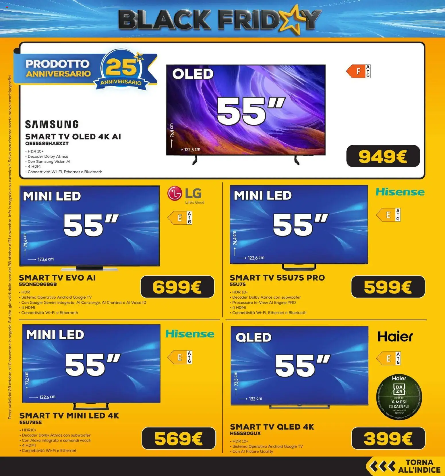 Volantino Euronics del 29/10/2026 | Pagina: 22