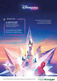 Vista previa Viajes El Corte Inglés Folleto Disneyland Paris válido desde el 31/03/2026