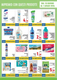 Anteprima del volantino Conad volantino Superstore Mi Premio Piemonte valido a partire dal 18.06.2026 | Pagina: 9 | Prodotti: Carta igienica, Lettiera per gatti, Spinaci, Lavastoviglie