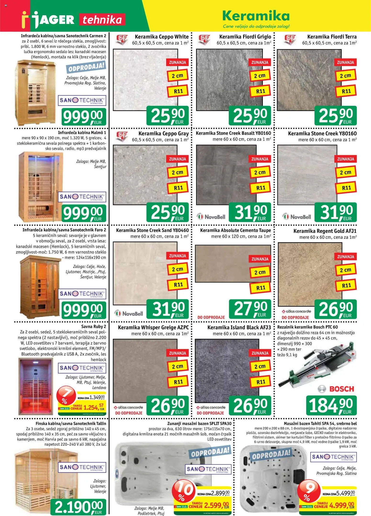 Novi Jager katalog ponudbe – veljaven od 30.09.2026 | Stran: 8 | Izdelki: Bazen, Predvajalnik, Usb, Masažni bazen