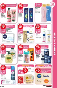 Pré-visualização Intermarché Folheto Contact válido de 20/08/2026 | Página: 23 | Produtos: Condicionador, Gel de banho, Sabonete, Banho