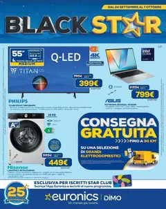 Anteprima del volantino Euronics volantino Venaria Reale valido a partire dal 24/09/2026